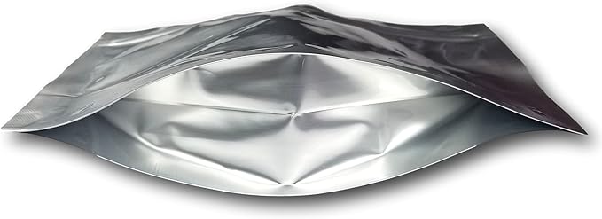 7 Mil Mylar Bag 9"x6"x3" 6 layer - Genuine Odor-Proof Aluminum Foil-Lined Bag for Long Term Food, Grain, Dried Flowers, Baking, Storage Container (50) (9"x6"x3") (1000)