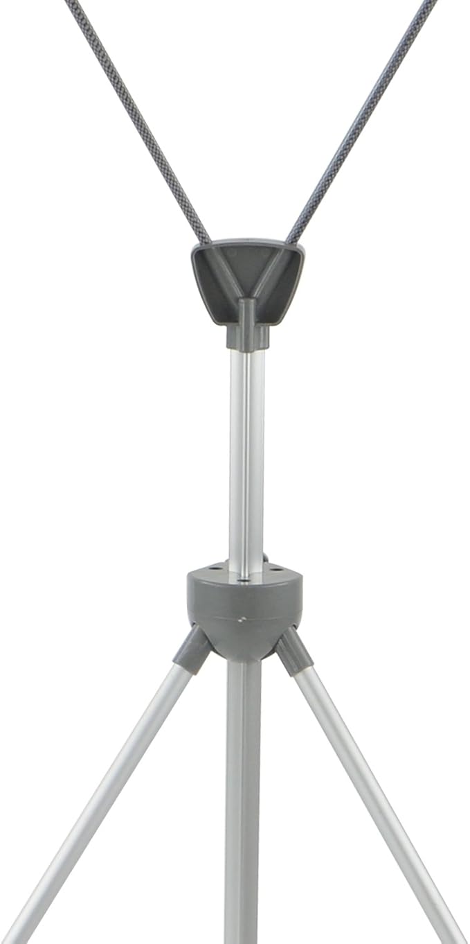 T-SIGN Reinforced Block Adjustable Tripod X Banner Stand, 23 x 63 to 32 x 78 Inch, Portable Travel Bag, Bigger, More Adaptable, Trade Show Exhibition - Silver (Pack of 1)