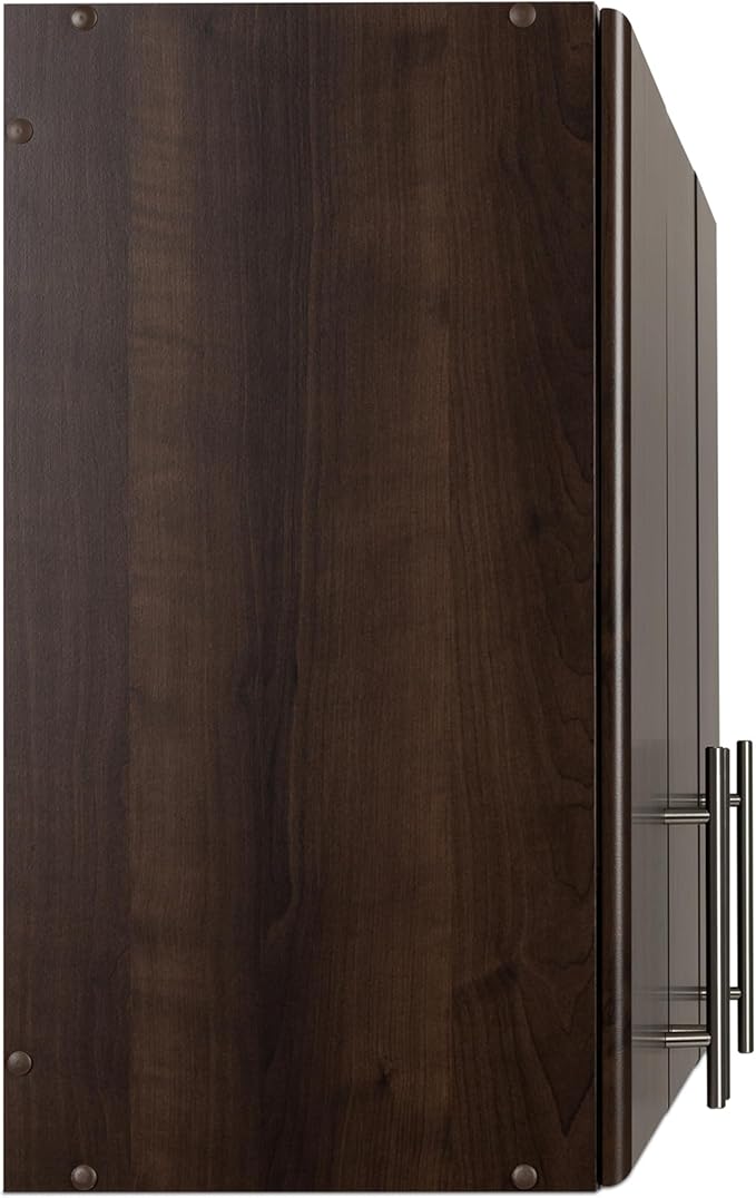Prepac Elite 54" Wall Cabinet, Espresso Storage Cabinet with 2 Adjustable Shelves, Storage for Pantry, Kitchen and Bathroom 12" D x 54" W x 24" H
