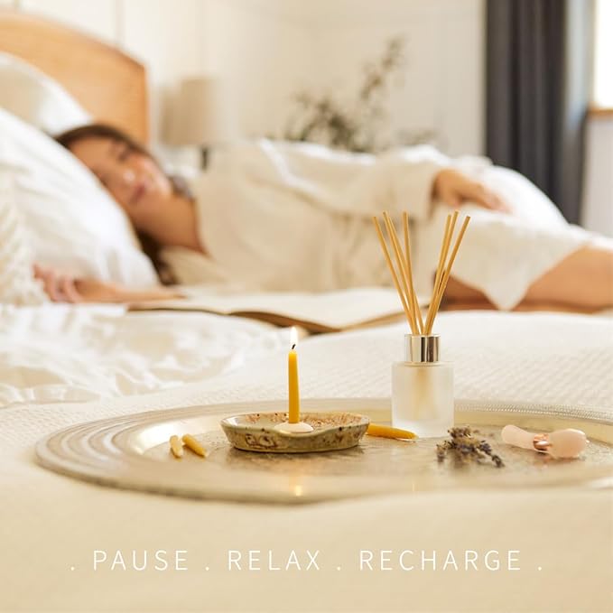 Signature Collection – Take Some Time (Vintage). 12 x Twenty Minute Candles with a Ceramic Holder.