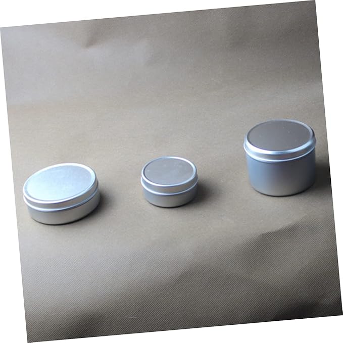 IWOWHERO 4pcs DIY Scented Candle Kit Tin Boxes for Homemade Candle Making Wedding Favor Boxes Candy Storage Craft Supplies