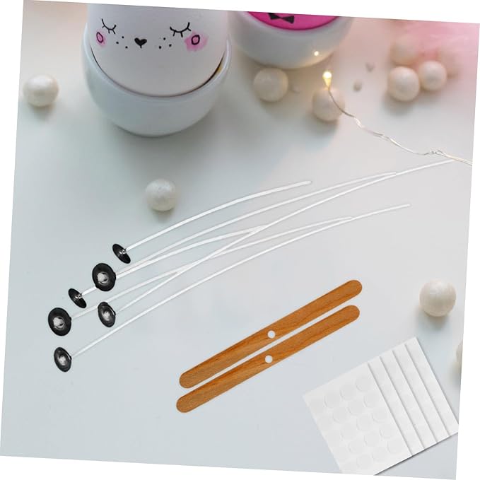 Angoily 1set Candle Making Kit Complete Wicks Stickers Holders for Crafting Unique Candles for Birthdays Parties Family Activities