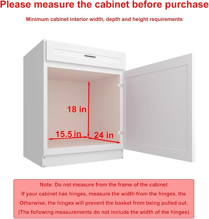 Sikarou Pull Out Cabinet Organizer 14" W x 21" D 2-Tier Individual Slide Out Drawer Pantry Shelf Storage for Kitchen Base Cabinet Organization for Kitchen, Bathroom, Pantry, Chrome
