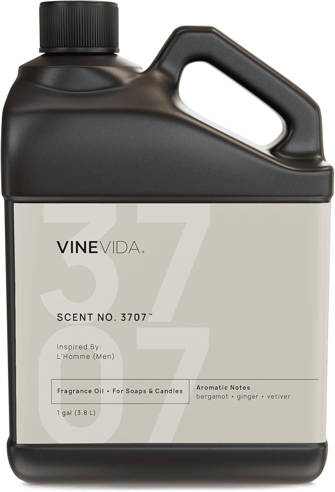 VINEVIDA [128 Oz] Inspired by: L'Homme (Men); Fragrance Oil for Candle Making and Soap Making - Premium Candle Scents for Soy Candles