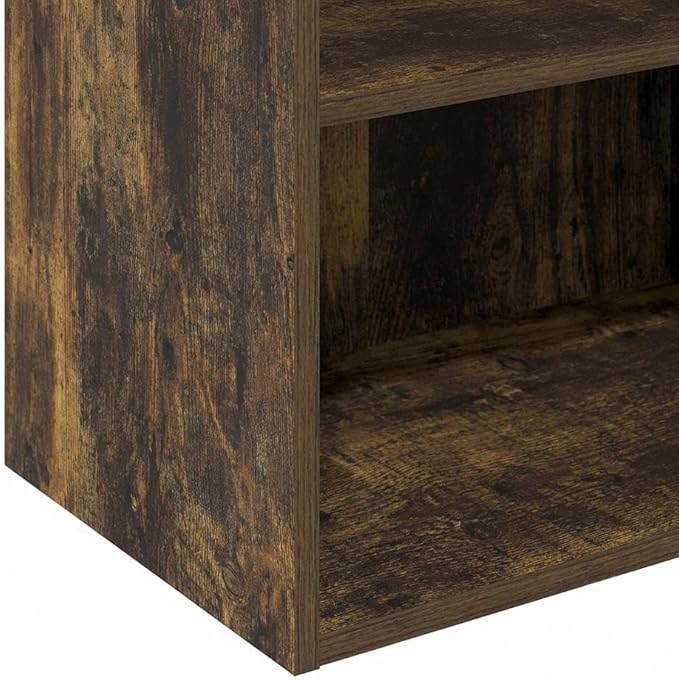 Furnifact Amber Pine Bookcase with Modern Design, Sturdy Wood Construction, Sleek Finish, and Efficient Storage for Living Room or Office