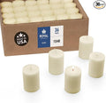 Votive Candles Unscented Candles for Wedding Centerpieces Ivory, Pack of 36 Dripless Wax for Parties, Aromatherapy, Devotional, Home Décor, Spas & Holiday Gifts – Royal Imports