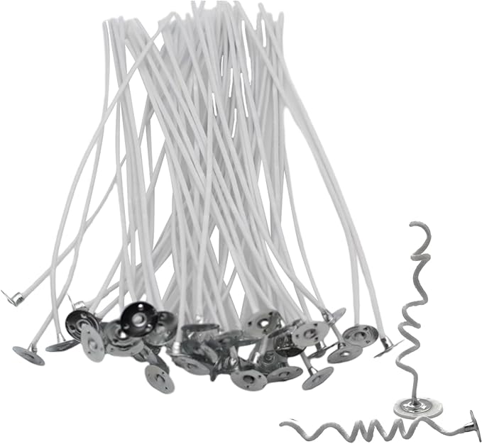 Genérico s for Candle Making Candles,for Making | Set of s for Pre-Waxed,DIY Soy Candle S Kit,Cotton s for Making Supplies,50pcs