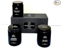 Mens Candle 3 x 8oz Pack Smoked Vanilla Bay Rum and Lavender Cedarwood Scents