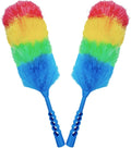 2 Pack Upgrade 19” Static Duster Beandable and Washable - More Fibers Bigger Head Less Loss of Fiber Duster
