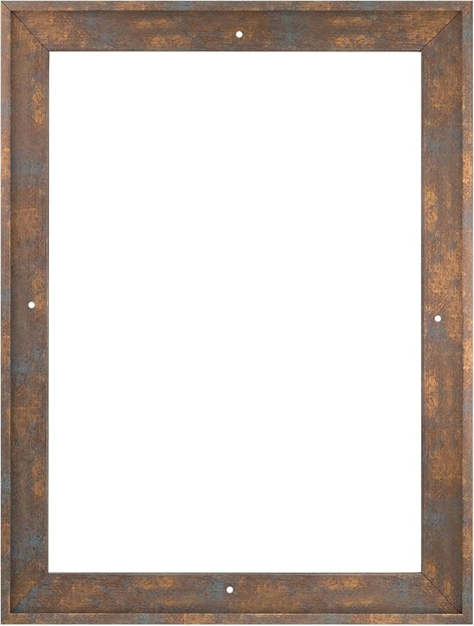 Pixy Canvas Floater Frame 30x40 for 1.5 inch Deep Canvas Paintings/Canvas Prints/Wood Canvas Panels/Wall Art/Wall Decor/Home Decor/Artwork (Rusty Blue, 30 x 40 inch, Portrait)