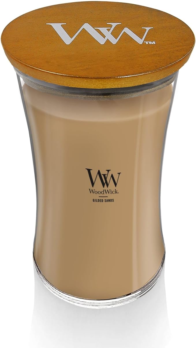WoodWick Gilded Sands Large Hourglass Candle