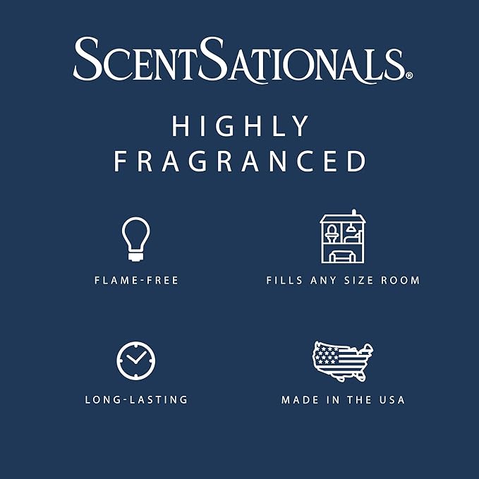 Scentsationals Wax Melts, Wax Cubes Strong Scent - Enchanted - Long Lasting Scented Melts for Warmer, 10oz (24-Cubes)