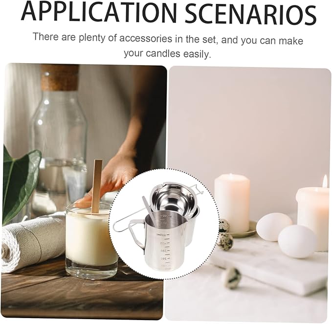 PLAFOPE DIY Candle Making Kit 1 Set of Candle Making Tools Aromatherapy Candle Materials Candle Crafting Supplies