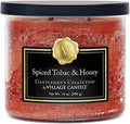 Village Candle Spiced Tobac & Honey Medium Bowl, 14oz, Orange, 1 count