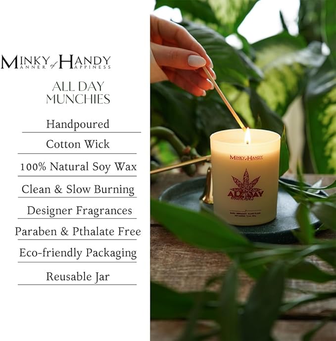 Candles for Home Scented - Luxury Soy with Basil Bergamot Ylang Ylang - Long-Lasting Highly Scented Jar Candles - Clean Burn - Non Toxic