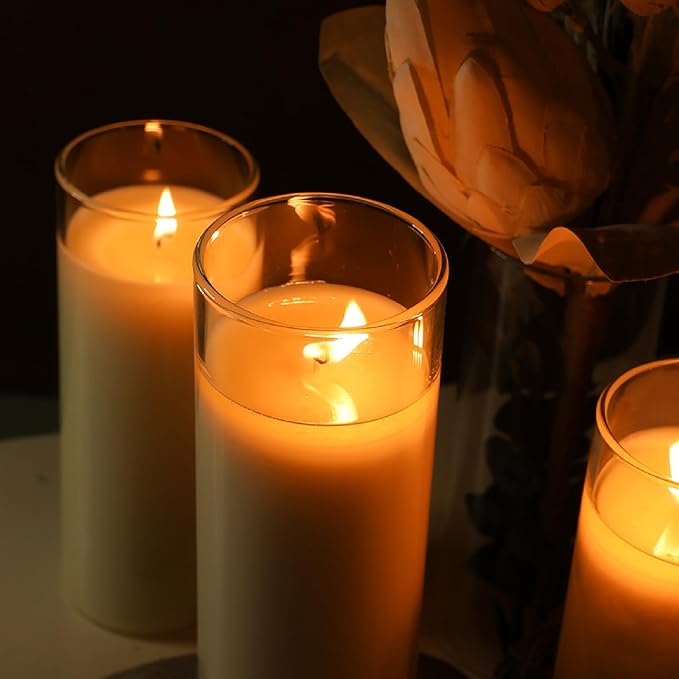 2.24x7 inch White Devotional Candles in Glass Jar - 1 Piece - 120Hours – Prayer Candle - Tall Pillar Candles for Religious, Memorials, Party Decor