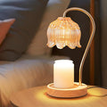 Candle Warmer Lamp with Timer Dimmable, Adjustable Height, House Warming Gifts New Home Decor, Mothers Day Birthday Gifts for Mom Women, Bedroom Decor with 2 Bulbs