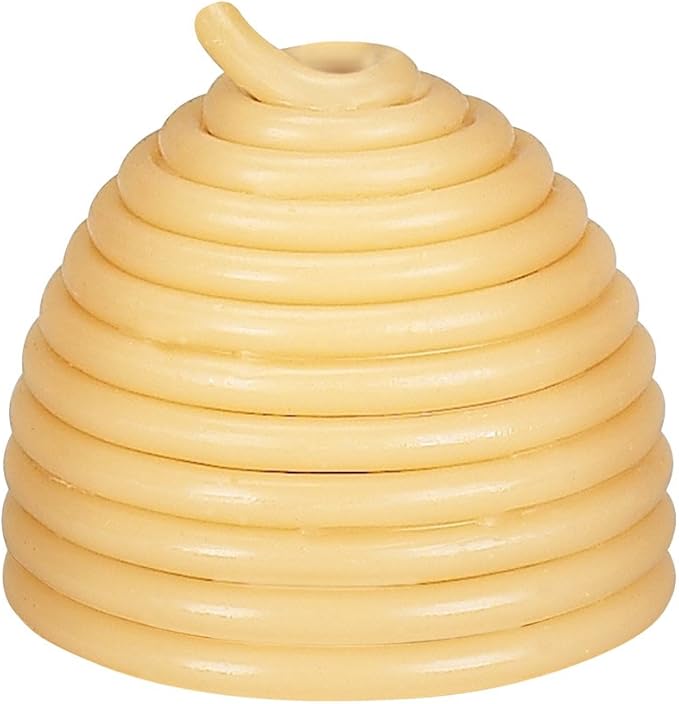 Candle by the Hour 50-Hour Beehive Candle Refill, Eco-friendly Natural Beeswax with Cotton Wick
