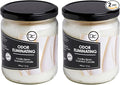 Vanilla Two Pack Odor Eliminating Highly Fragranced Candle - Eliminates 95% of Pet, Smoke, Food, and Other Smells Quickly - Up to 80 Hour Burn time - 12 Ounce Premium Soy Blend