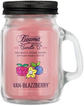 Beamer Candle Co. - Van-Blazzberry Candle – Sweet Vanilla & Tangy Berry Scent - Odor Eliminating - High Fragrance - Small 4oz Mason Jar - 22 Hour Burn Time