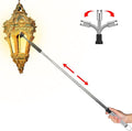 Electric Long Lighter, Retractable Length (11.4in-27.55in), Lgnition Port Can be Rotated 360°, Rechargeable via USB, lighters Suitable for Lighting Candles, barbecues, fireplaces, fire pits, etc.
