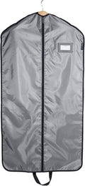 Covermates Keepsakes Garment Bag Set for Closet Storage and Travel – Breathable Suit and Dress Bags with ID Window and Carrying Handles – Heavy-Duty Hanging Wardrobe Protection Set, Grey