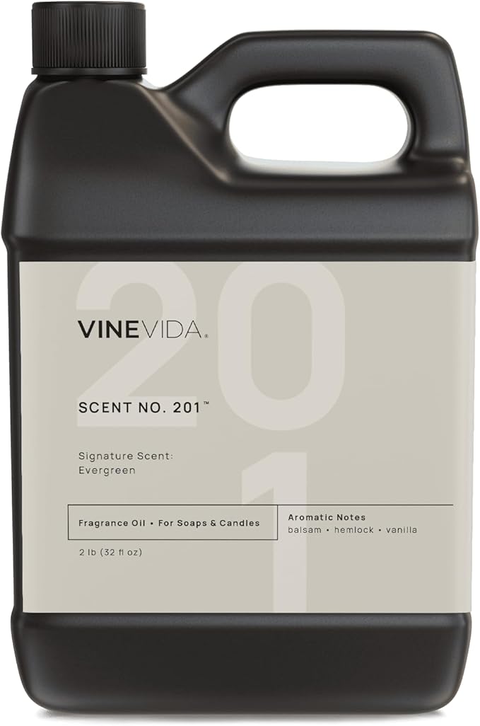 VINEVIDA [32 oz] Scent Evergreen; Fragrance Oil for Candle Making and Soap Making - Winter & Holiday Oils