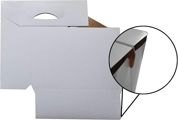 6 Pack Cardboard 12 oz Beer/Soda Carrier by C-Store Packaging (Pack of 12) (White) FAST SAME DAY SHIPPING