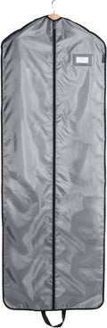 Covermates Keepsakes Garment Bag Set for Closet Storage and Travel – Breathable Suit and Dress Bags with ID Window and Carrying Handles – Heavy-Duty Hanging Wardrobe Protection Set, Grey
