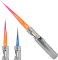 Torch Lighter, Butane Refillable Multifunction Straight Flame Bright Lighter Windproof Adjustable Color with Safety Lock Jet Lightsaber Flame for Outdoor, Campfires, BBQ, Candles, Camping