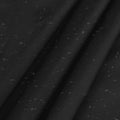 Vonty Waterproof Fabric Ripstop Nylon Fabric by The Yard - 60 Inch Wide(3 Yard), Water Proof Black Fabric Lightweight Kite Fabrics for Tent Bag Tarp DIY Craft Travel Outdoor