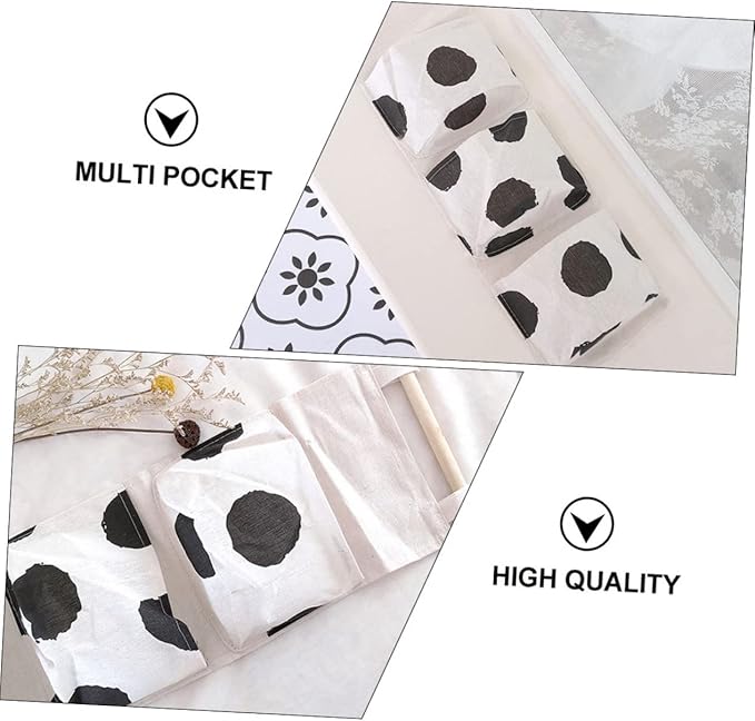 GLEAVI 2pcs Non-Woven Cloth Hanging Storage Bag Multi-Pocket Organizer for Home Dorm and Office Wall-Side Sundry Bag for Accessories and Jewelry Space-Saving