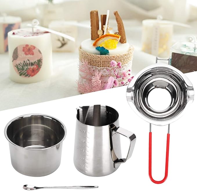 YUJIEE Candle Making Kits DIY Candles DIY Candle Making Kit, Stainless Steel Candle Kit Candle Making Kit, for Craft Candle DIY Handmade