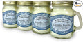 Our Own Candle Company Lavender Vanilla Scented Mini Mason Jar Candle, 3.5 Ounce (4 Pack)