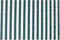 Mybecca Stripe Canvas Marine Fabric 600 Denier Indoor/Outdoor Hunter Green/White (5 Yards)