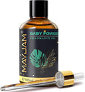MAYJAM 100ML/3.38FL.OZ Baby Powder Fragrance Oils with Glass Dropper, Essential Oils for Diffusers, Long Lasting Scented Oils for Soap Candle Making