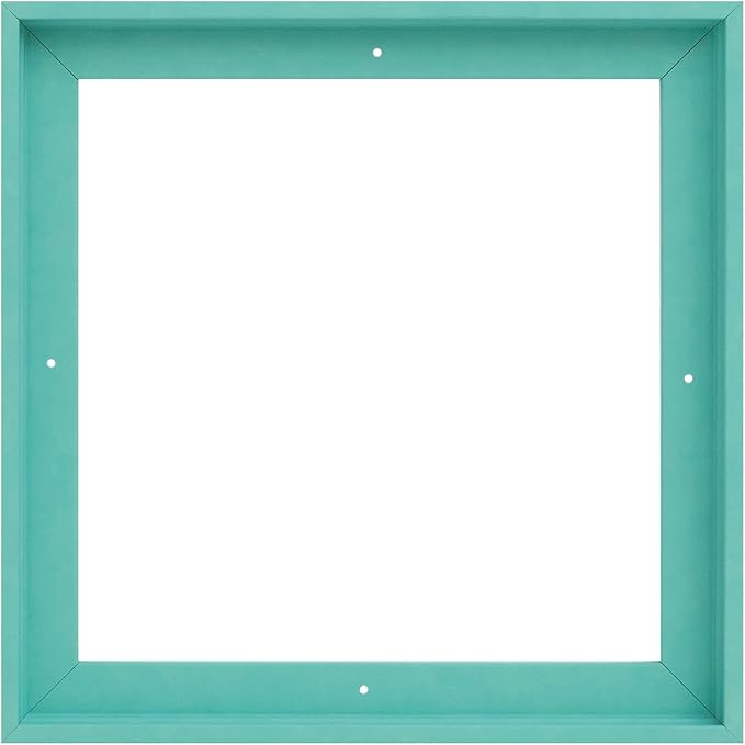 Pixy Canvas Floater Frame 36x36 for 3/4 (0.75) inch Deep Canvas Paintings/Canvas Prints/Wood Canvas Panels/Wall Art/Wall Decor/Home Decor/Artwork (Lucite Green, 36 x 36 inch, Square)