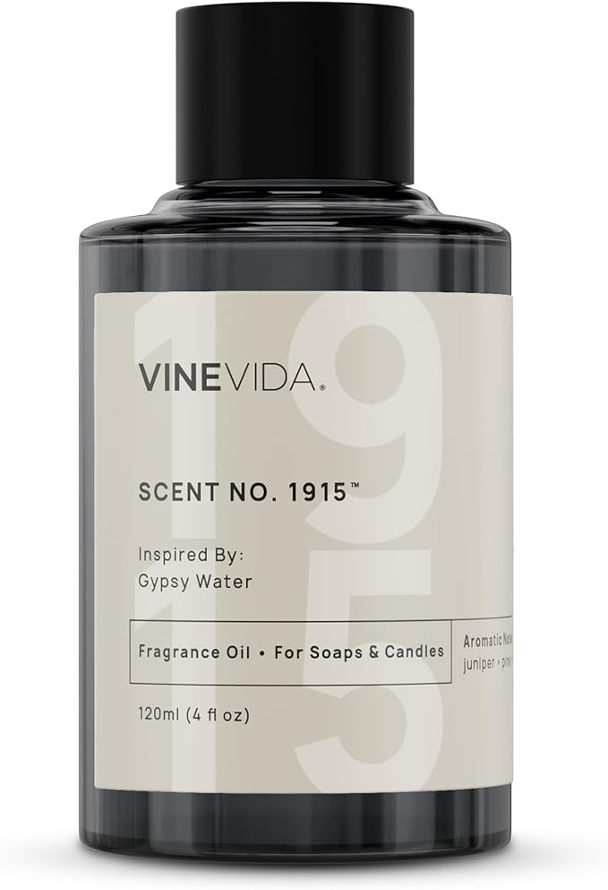 VINEVIDA [4 Oz] Inspired by: Gypsy Water; Fragrance Oil for Candle Making and Soap Making - Premium Candle Scents for Soy Candles