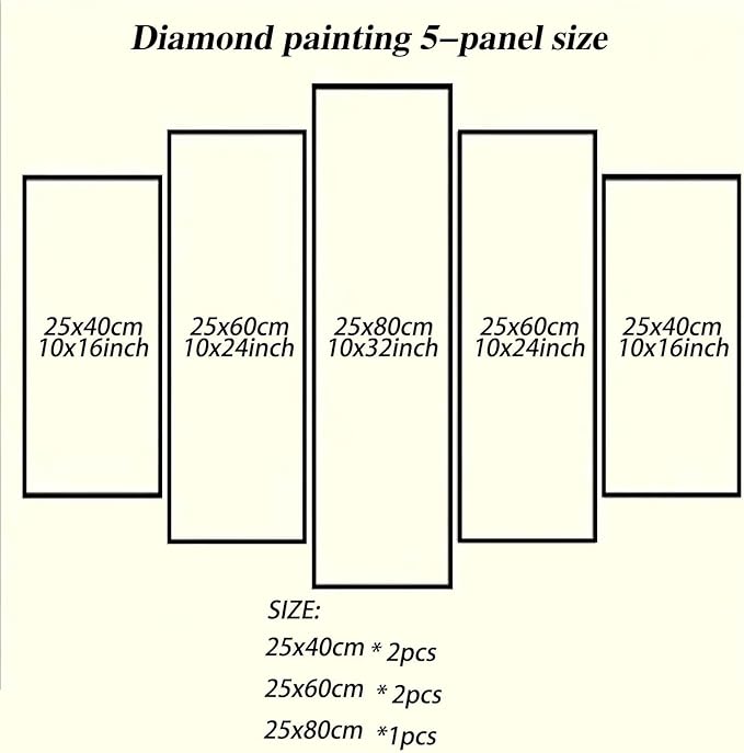 Diamond Art Kits for Adults Beginners Candle 5D Diamond Painting Kits Winter DIY Rhinestone Embroidery Large Wall Art and Crafts,Paint by Numbers kit for Adults for Home Decor 32x49in 5 Pack 0b-823
