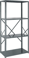 Quantum Storage Systems 75-1842-4 IRONMAN Solid Heavy Duty 4 Shelves 75" H x 42" W x 18" D