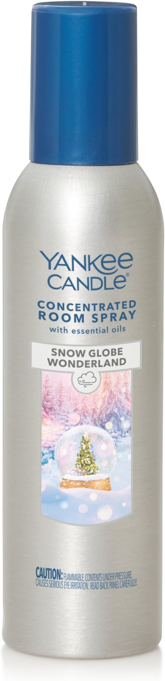 Yankee Candle Concentrated Air Freshener Room Spray, Odor Eliminator for Home, Bathroom, Snow Globe Wonderland, 1.5 Oz (Pack of 3)