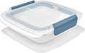 OXO Good Grips Prep & Go Slim Container with Removable Divider, Leakproof Reusable Small Meal Food Storage and Lid, Food Containers with Lids; Snack Organizer,1.8 Cups/0.4 L