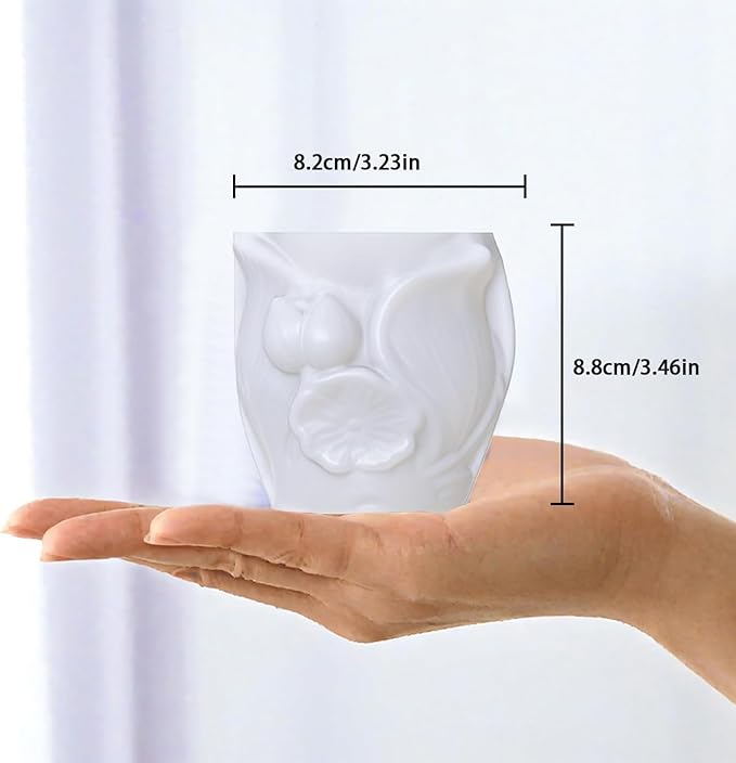 Lotus Resin Molds Silicone - Reusable Classic Design for Casting with Epoxy Resin, Concrete, and Plaster to Create DIY Home Decor, Cosmetic Organizers, and Plant Pots ﻿