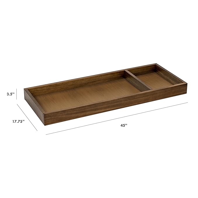 Davinci Universal Wide Removable Changing Tray (M0619) in Walnut