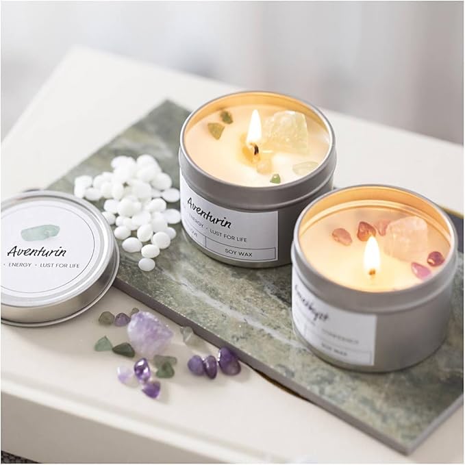 Creative Mini Craft Kit Candle Making, Cream, Off White, Soy Candles, 1 Pack