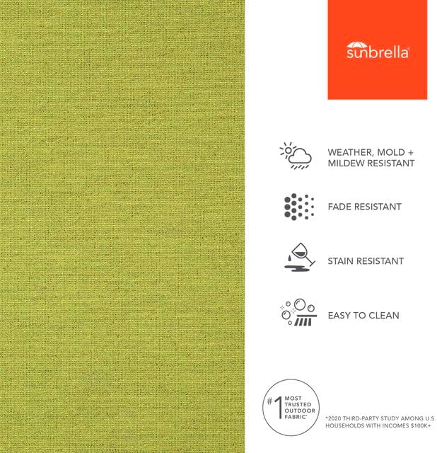 Sunbrella Outdoor Fabric by The Yard | Triumph Leaf | Official Sunbrella Seller | Indoor or Outdoor Upholstery Fabric for Chairs, Cushions, Drapery, Pillows, Furniture