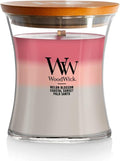 WoodWick Shoreline Trilogy Gifts for Women and Men, 9.7 oz Medium Hourglass Trilogy Candle with Crackling Wick
