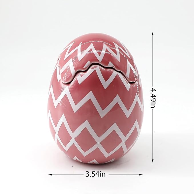 Easter Decorations for The Home - Easter Eggs Scented Candle, Easter Gifts for Women, Jasmine Lily Candles(8.5oz)