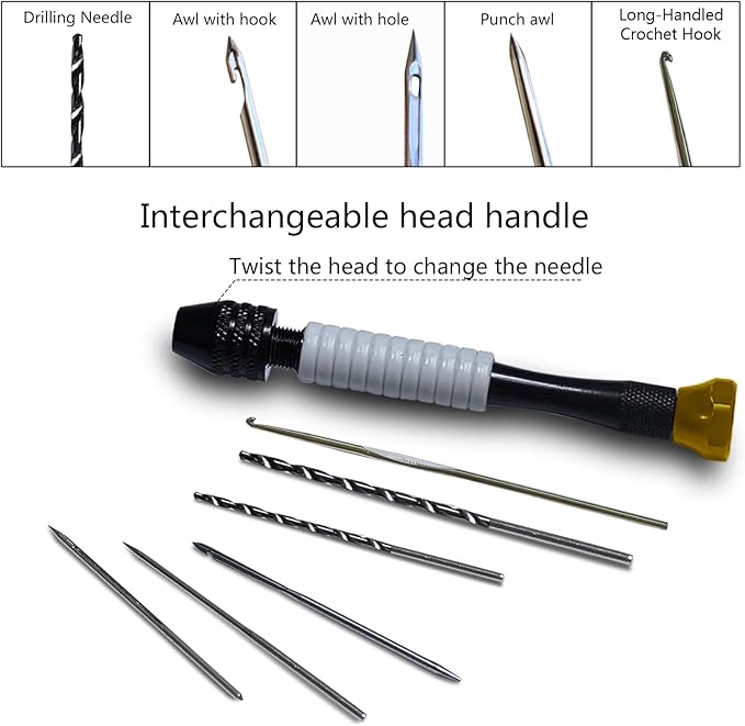 DiaWiew Candle Making Tools for Punching Holes and Inserting Wicks, Beginners Candle Making Kit for Adult Including Wick Needle for Candle Making, Perfect to Candle Molds with No Holes for Wicks