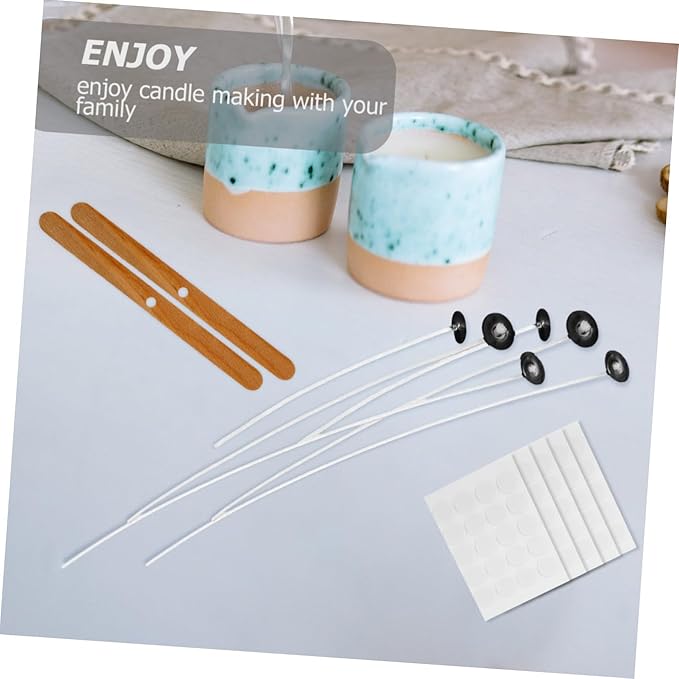 Angoily 1set Candle Making Kit Complete of Candle Crafting Tools Wick Holders for Home Birthday Parties for Family Fun and Creative Gifting